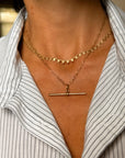 THE GOLD DENTIL COLLAR