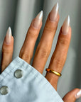 OF STREETS PAVED IN GOLD // ANTIQUE 22K GOLD BAND