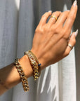 OF GRECIAN SUMMERS AND BLUE GREEN WATERS // VINTAGE CONVERTIBLE NECKLACE BRACELET CHAIN