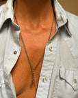 I LIKE 'EM CURVY // LONG ART DECO ALBERT CHAIN