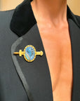 GEORGE AND THE DRAGON AT TIFFANY'S // LATE VICTORIAN TIFFANY AND CO BROOCH