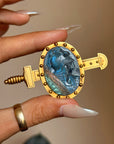 GEORGE AND THE DRAGON AT TIFFANY'S // LATE VICTORIAN TIFFANY AND CO BROOCH