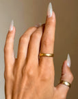 MIGHT AS WELL BE WALKING ON THE SUN // ANTIQUE 18K GOLD BAND