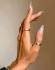 MIGHT AS WELL BE WALKING ON THE SUN // ANTIQUE 18K GOLD BAND