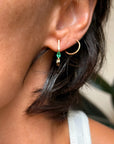 I WILL ALWAYS LONG FOR THE SPRING // VINTAGE EMERALD EARRINGS