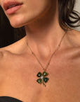 AM I LUCKY? BABY, YOU HAVE NO IDEA // LUCKY FOUR LEAF CLOVER PENDANT