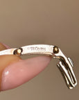 WHY WOULD I WANT A WHITE PICKET FENCE WHEN TIFFANY BUILT ONE OF SILVER AND GOLD // TIFFANY & CO SILVER AND 18K GOLD BRACELET