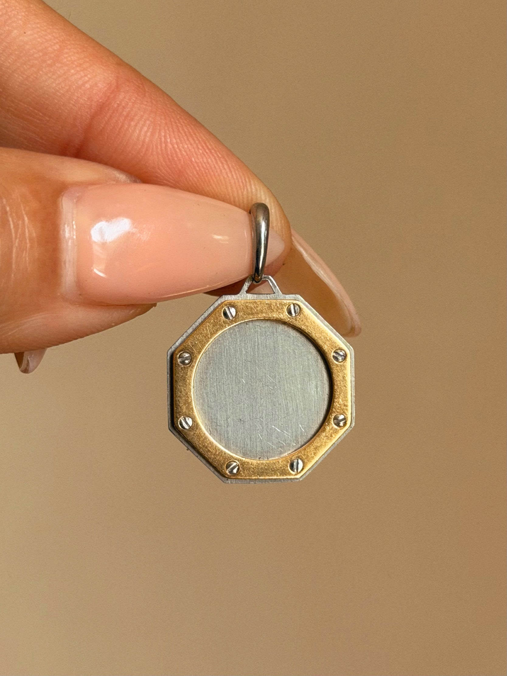 THERE IS SOMETHING SO REFINED ABOUT YOU // VINTAGE CARTIER SANTOS PENDANT