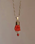 IF I WANT IT, YOU BETTER BELIEVE I WILL HAVE IT // ITALIAN CORAL HAND CHARM