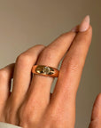 OF SOLAR FLARES AND THE SUN SINKING LOW // VICTORIAN OLD MINE CUT DIAMOND RING