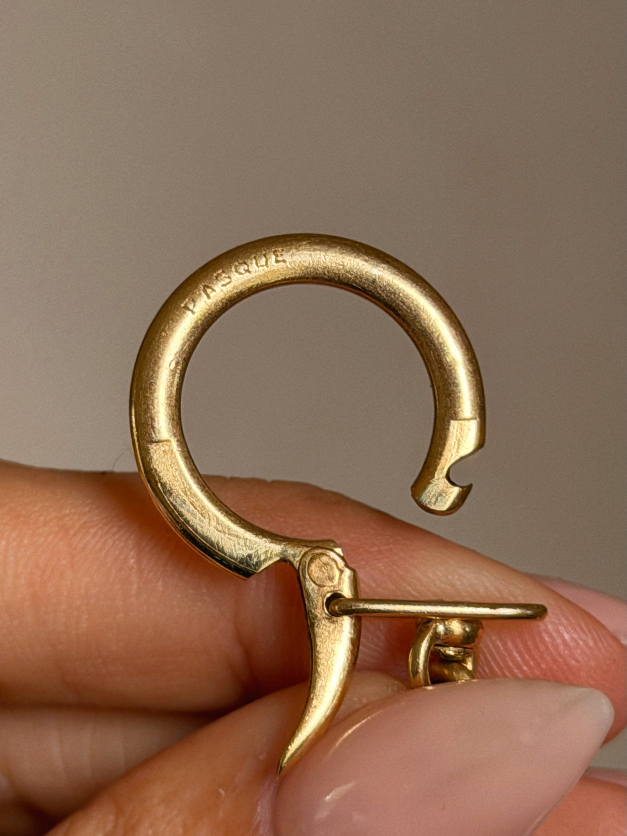 OF HERCULES AND LIONS AND THE QUEST FOR A FATHER'S APPROVAL // ANCIENT GREEK COIN WITH ANTIQUE FRENCH CLIP