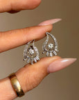 OF LIFE AND LOVE AND STAYING WHIMSICAL WHEREVER POSSIBLE // 1950's DIAMOND PAISLEY EARRINGS