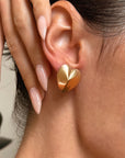 MY HEART BELONGS TO TIFFANY // VINTAGE TIFFANY & CO HEART SCREWBACK EARRINGS