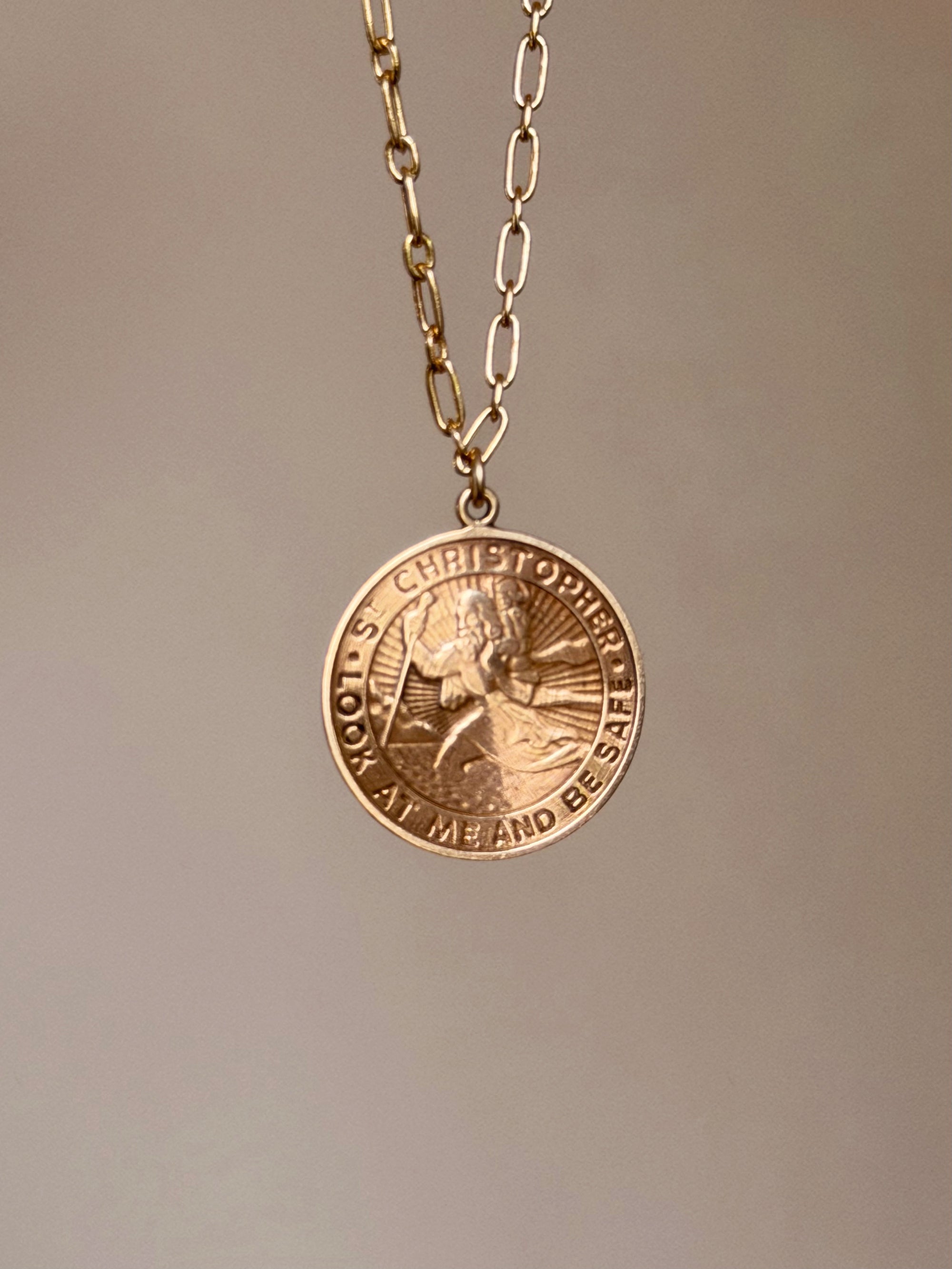 ST. CHRISTOPHER AND CARTIER // VINTAGE CARTIER SAINT MEDAL