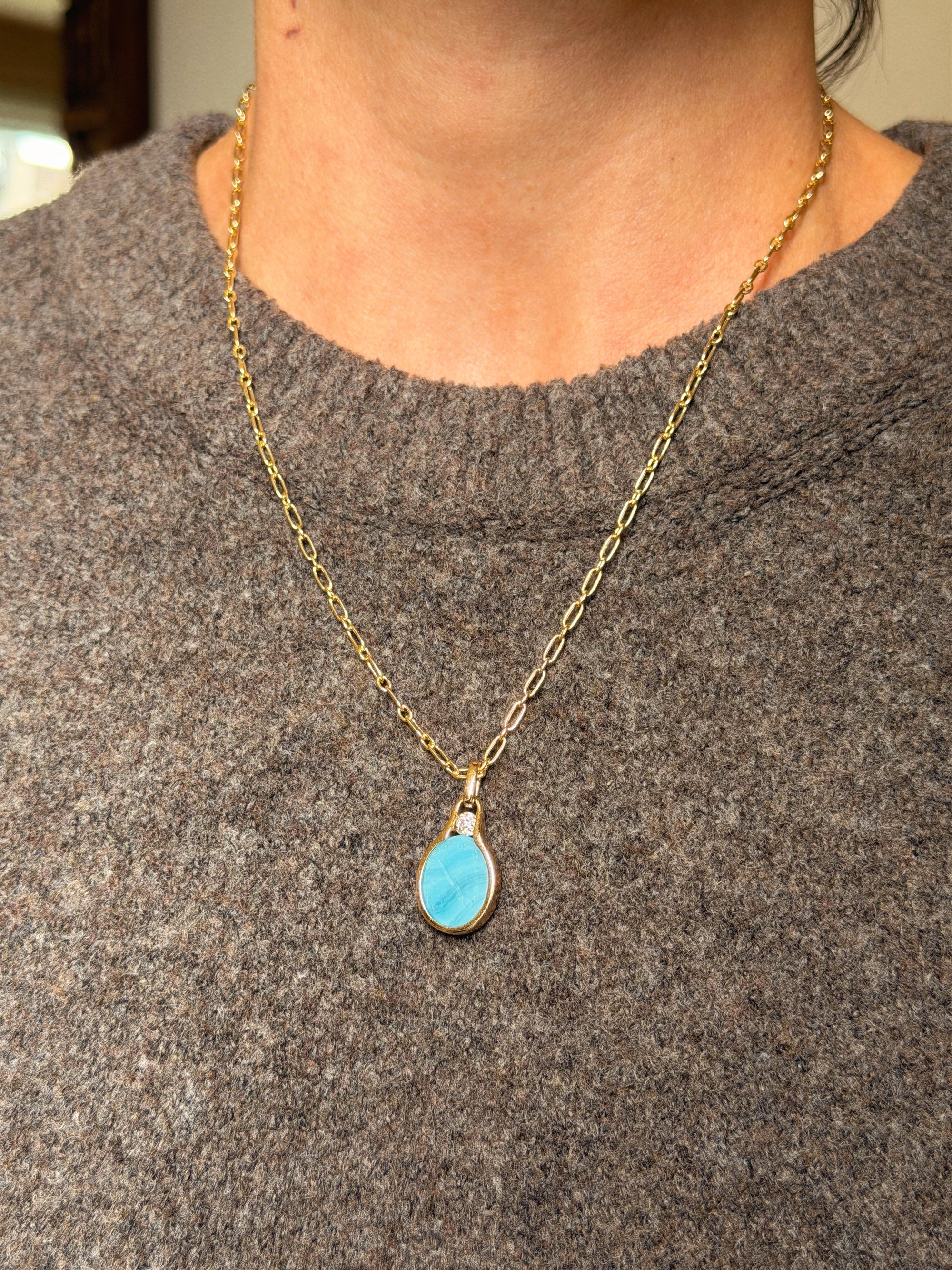 WE PART TO MEET AGAIN // VICTORIAN WAX SEAL WITH OLD MINE CUT DIAMOND