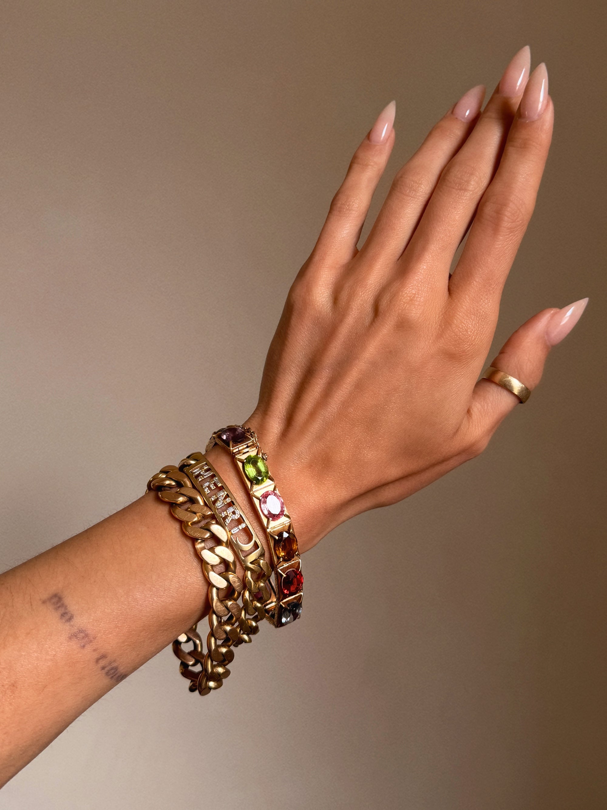 BUT DARLING, LOOK AT THE COLORS AROUND YOU AND KNOW THAT IT IS DESIGNED FOR YOUR HAPPINESS// VICTORIAN HARLEQUIN GEMSTONE BRACELET
