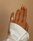 OF DRAGONS AND UNICORNS AND FINDING ADVENTURE WHEREVER YOU GO // ANTIQUE FRENCH CREST SIGNET RING