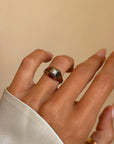 MEET ME ON THE MOUNTAIN TOP, DARLING // ART DECO DIAMOND SIGENT RING
