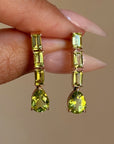 AFTER EVERY WINTER THE COLOR OF NEW LIFE GIVES ME HOPE // PERIDOT DROP SPRING GREEN EARRINGS