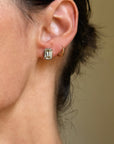 OF WATCHING THE ICE SLIDE DOWN YOUR BODY AND POOL IN ALL THE RIGHT PLACES // 3.53tcw EMERALD CUT DIAMOND STUDS