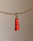 WE RIDE FOR FOR LUCK AND FOR DESTINY // HAND CARVED ITALIAN CORAL FETLOCK CHARM