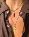 WE RIDE FOR FOR LUCK AND FOR DESTINY // HAND CARVED ITALIAN CORAL FETLOCK CHARM