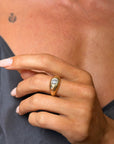 THE OLDER YOU GET THE MORE I CRAVE YOU // VINTAGE FLUSH SET DIAMOND RING