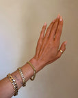 KICK HIM TO THE CURB, SISTER AND REMEMBER YOUR WORTH // SOLID GOLD SLIM CURB BRACELET