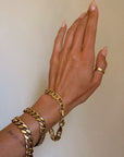 ANCHORED TO YOUR SHIP, LOVE // VINTAGE MARINER LINK BRACELET