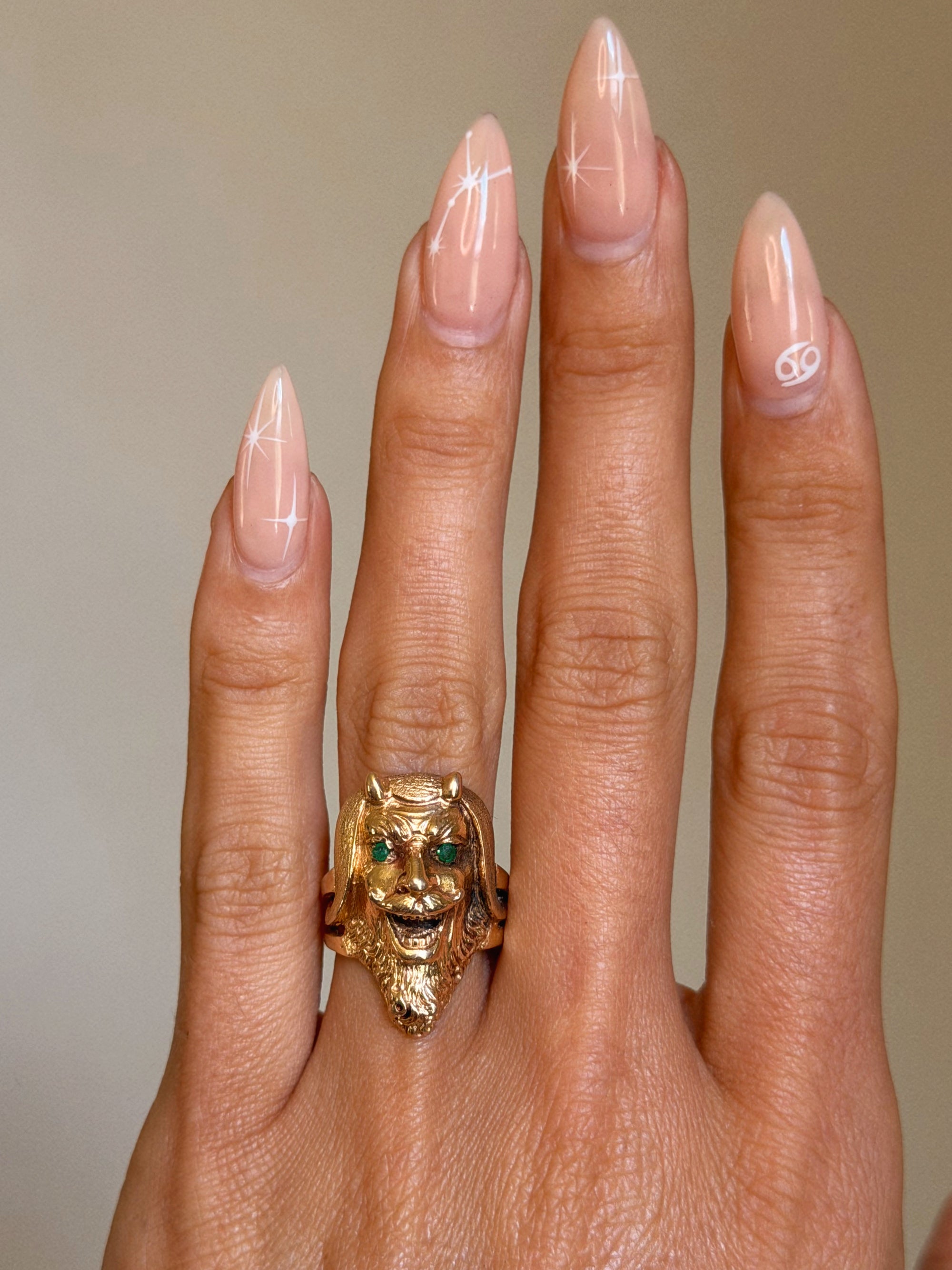 THE DEVIL IS IN THE DETAILS, WHY DON'T YOU LOOK A LITTLE CLOSER // VINTAGE DEVIL RING