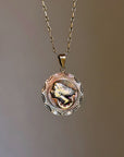 HERE I AM WITH LADY LUCK ON MY SIDE // VINTAGE FORTUNA MEDALLION WITH BEAUTIFUL PATINA