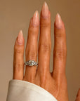 OF LOVE THAT FEELS LIKE SOARING ON WIDE OPEN WINGS // ART DECO OLD MINE CUT DIAMOND ENGAGEMENT RING