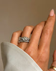 OF LOVE THAT FEELS LIKE SOARING ON WIDE OPEN WINGS // ART DECO OLD MINE CUT DIAMOND ENGAGEMENT RING