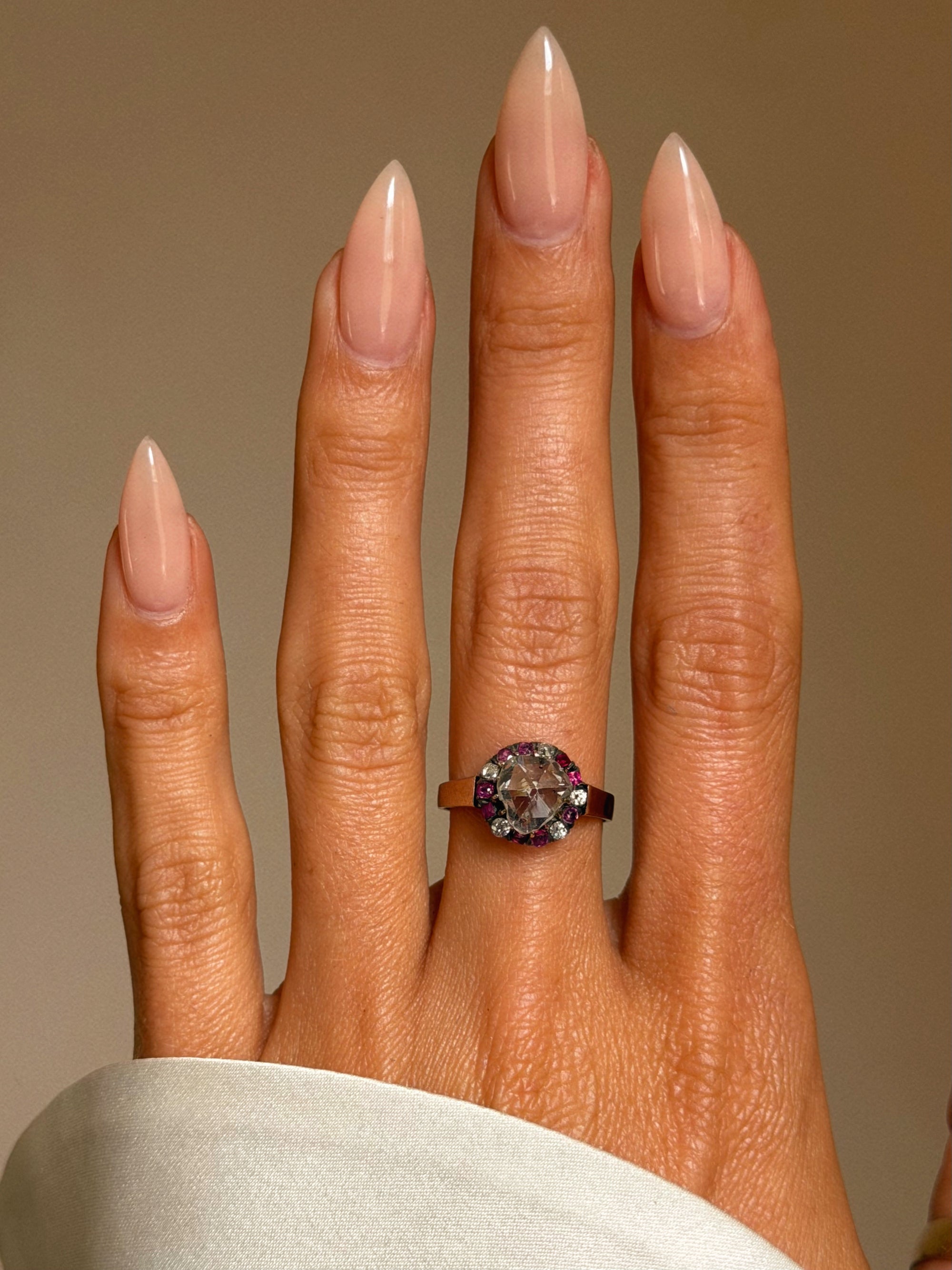 A THOUSAND ROSES WOULD NEVER BE ENOUGH // VICTORIAN ROSE CUT DIAMOND RING