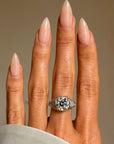 J.E. CALDWELL WAS ONE HELL OF A ROMANTIC // ANTIQUE SIGNED ENGAGEMENT RING