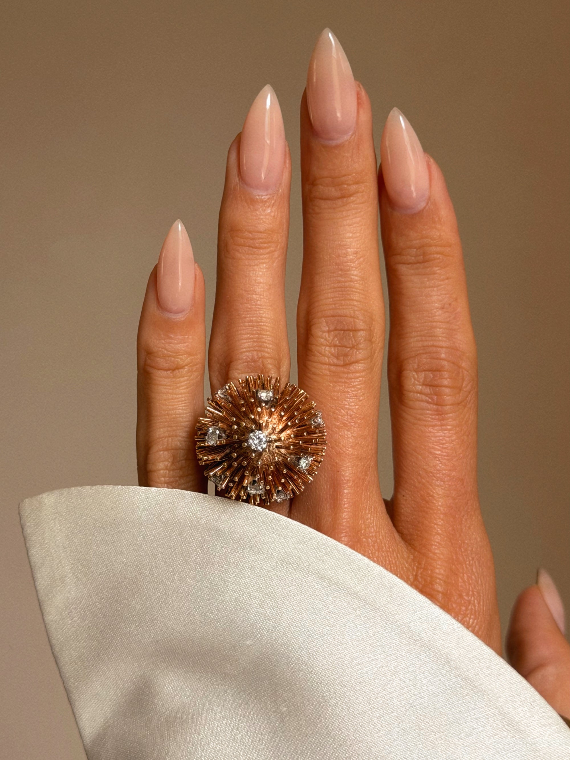 I'D BE LESS PRICKLY IF YOU DIDN'T POKE SO MUCH // VINTAGE BOMBE RING