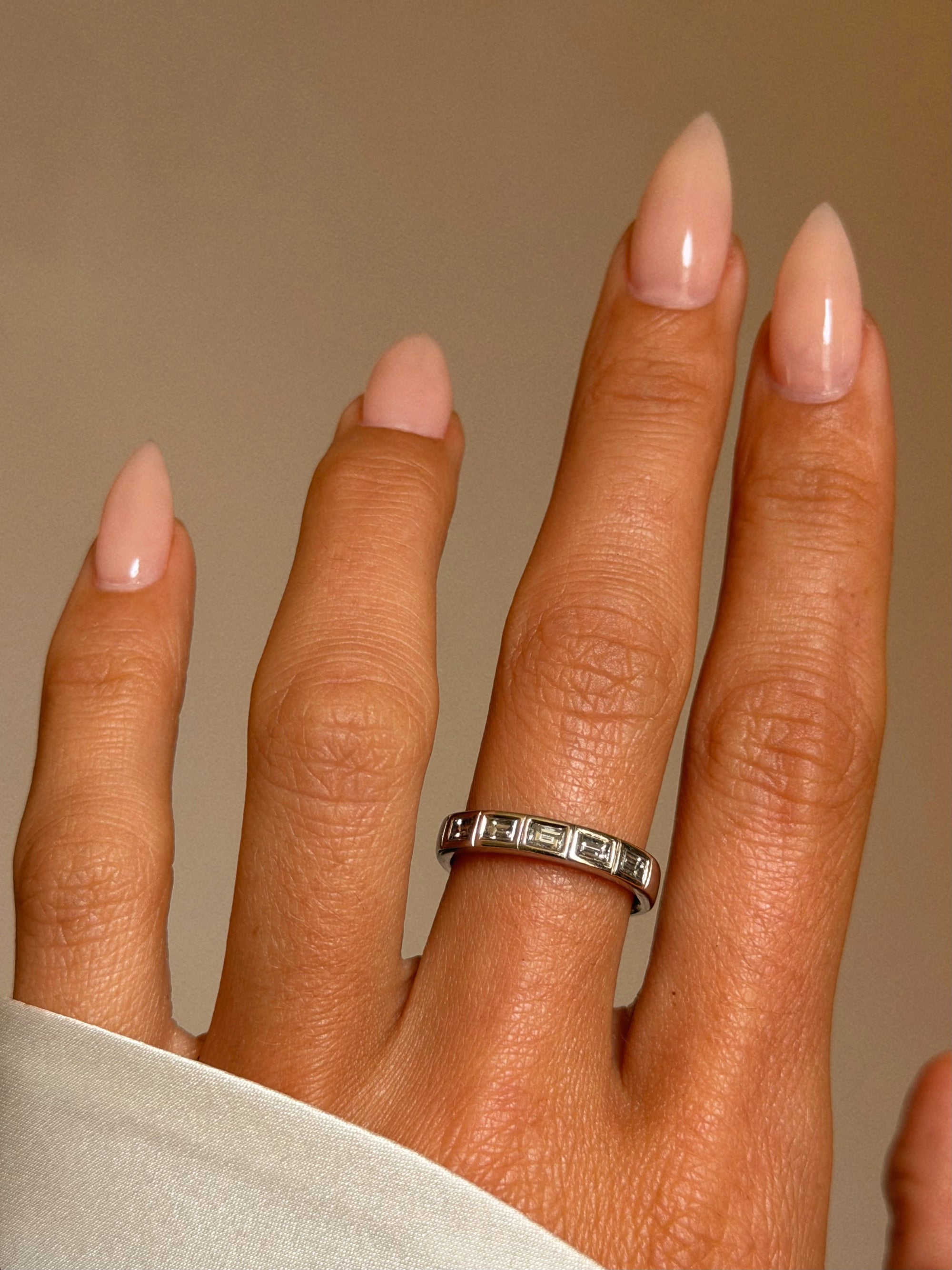 HONEY, EVERY STEP COUNTS // VINTAGE MID CENTURY DIAMOND BAND
