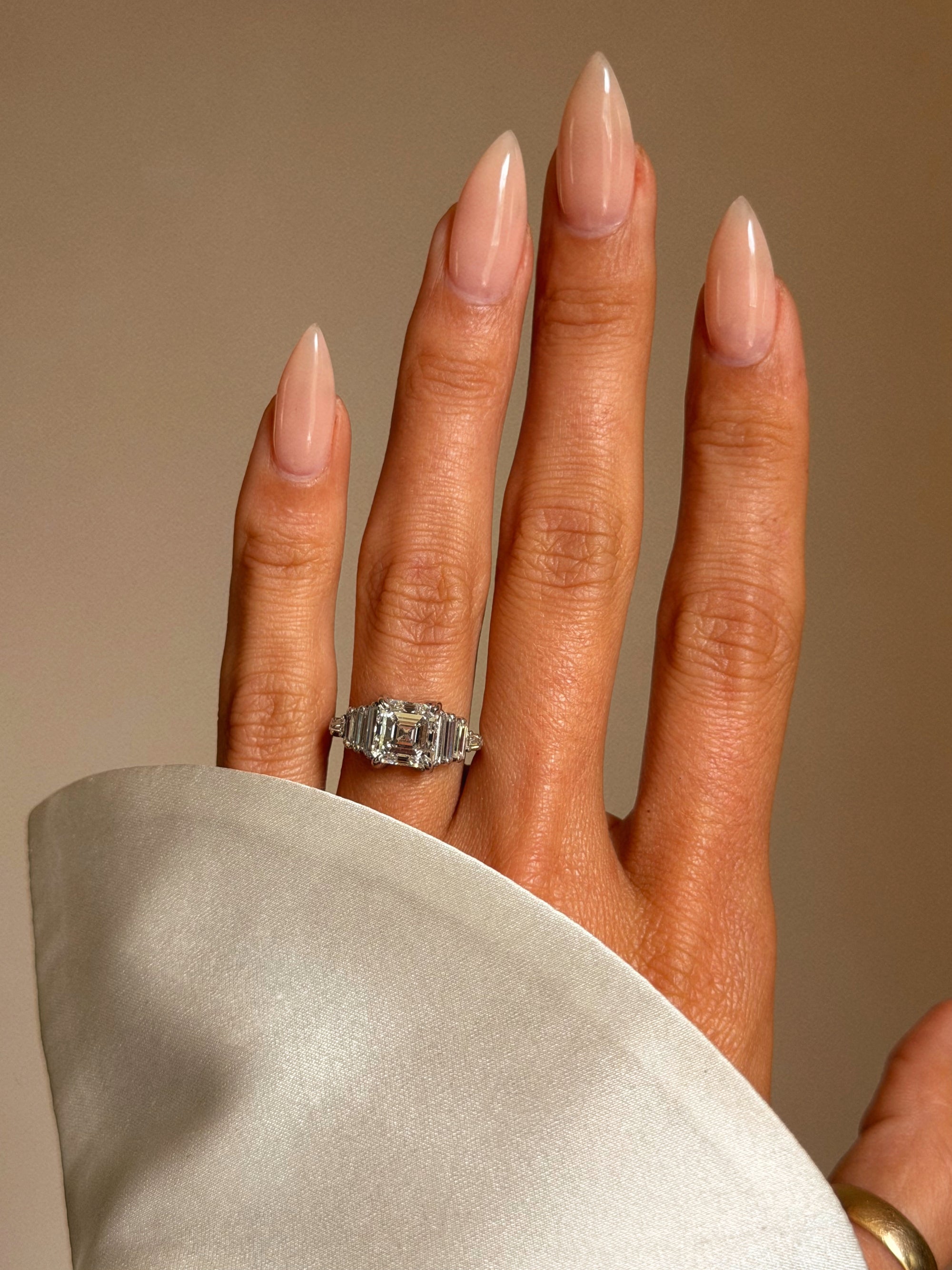 AND THERE I WAS, STANDING IN FRONT OF THE REST OF MY LIFE AND FOR THE FIRST TIME THERE WAS NO WHERE ELSE I'D RATHER BE // VINTAGE MID CENTURY ENGAGEMENT RING