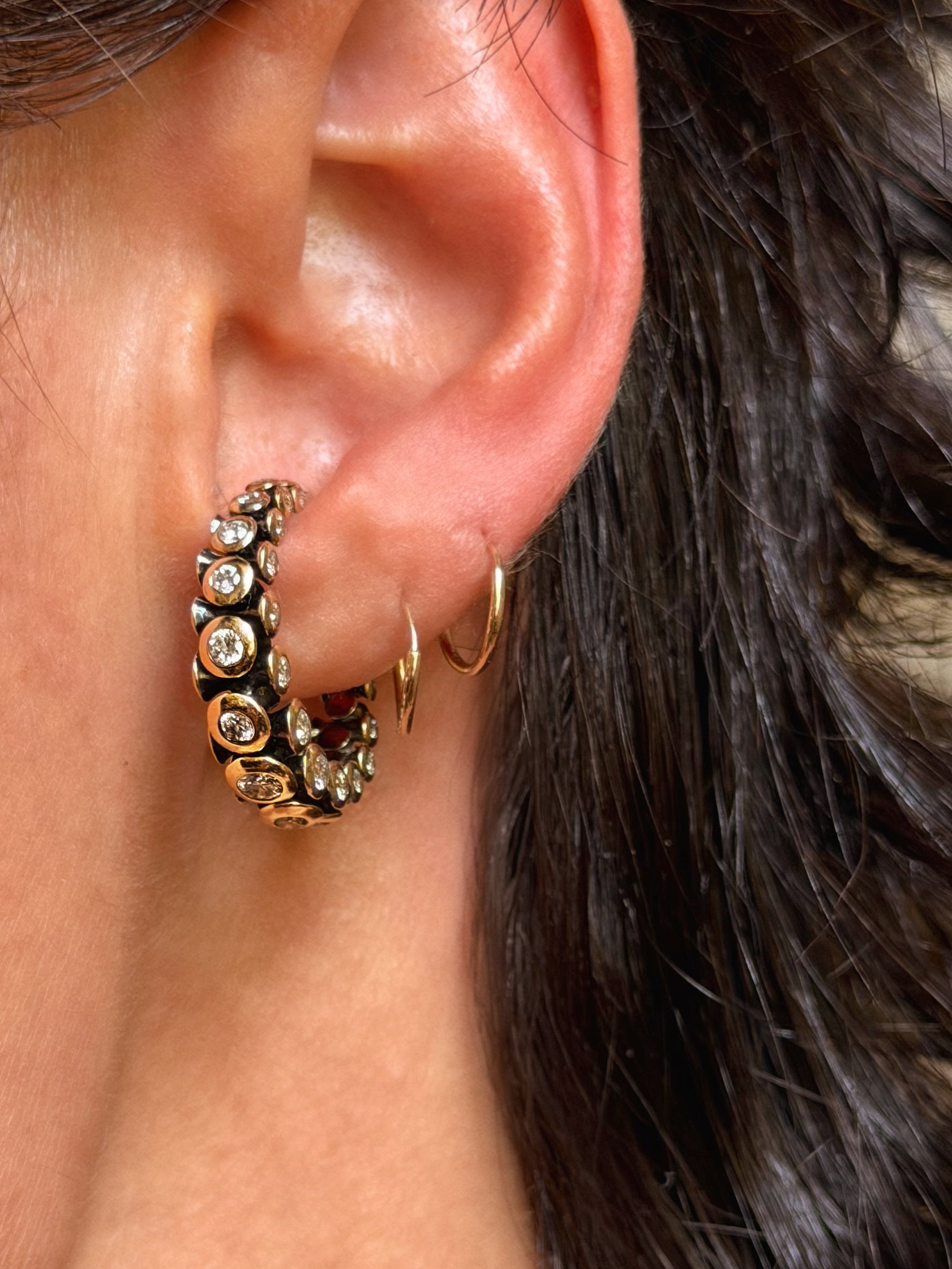 OF AN OCTOPUS AND HER INTELLIGENCE // CONVERTIBLE RING TO EAR CUFF DIAMOND PIECE