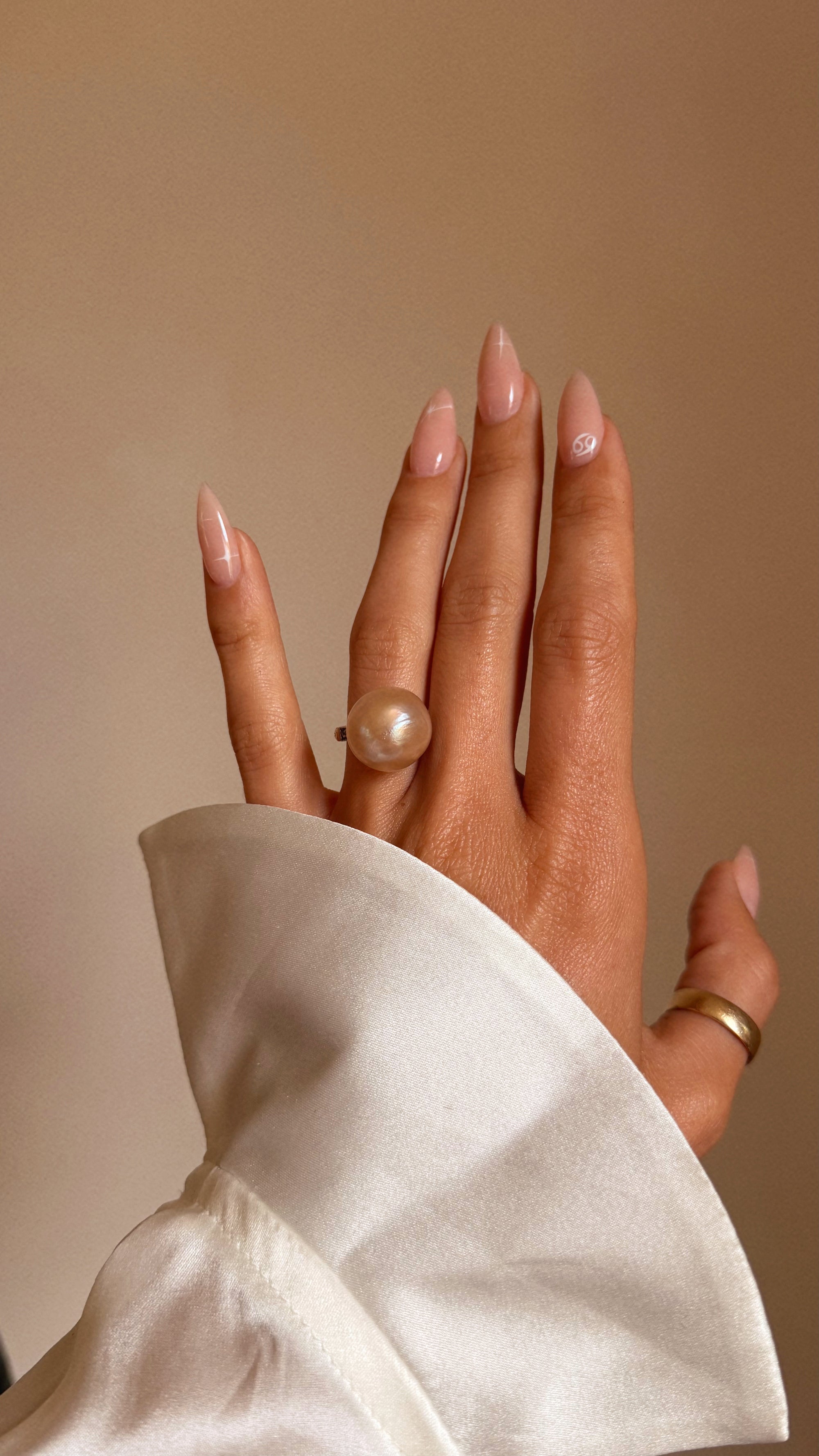 HOLD ME TO YOUR LIPS AND LET ME WARM UNDERNEATH YOUR BREATH // ANTIQUE PEARL AND DIAMOND RING