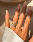 LET ME EAT THE SUN // ART DECO YELLOW SAPPHIRE RING