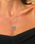 THERE ISN'T A VIRGO I WOULDN'T TRUST WITH MY HEART // BLACK ENAMEL VIRGO ZODIAC CHARM