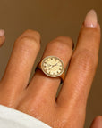 IT WAS TIME TO CUT TIES, AND BE FREE // VINTAGE SIGNET RING