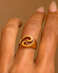 IT TOOK A CANCER RISING TO TEACH ME HOW TO CRY // CIPULLO ZODIAC CANCER RING