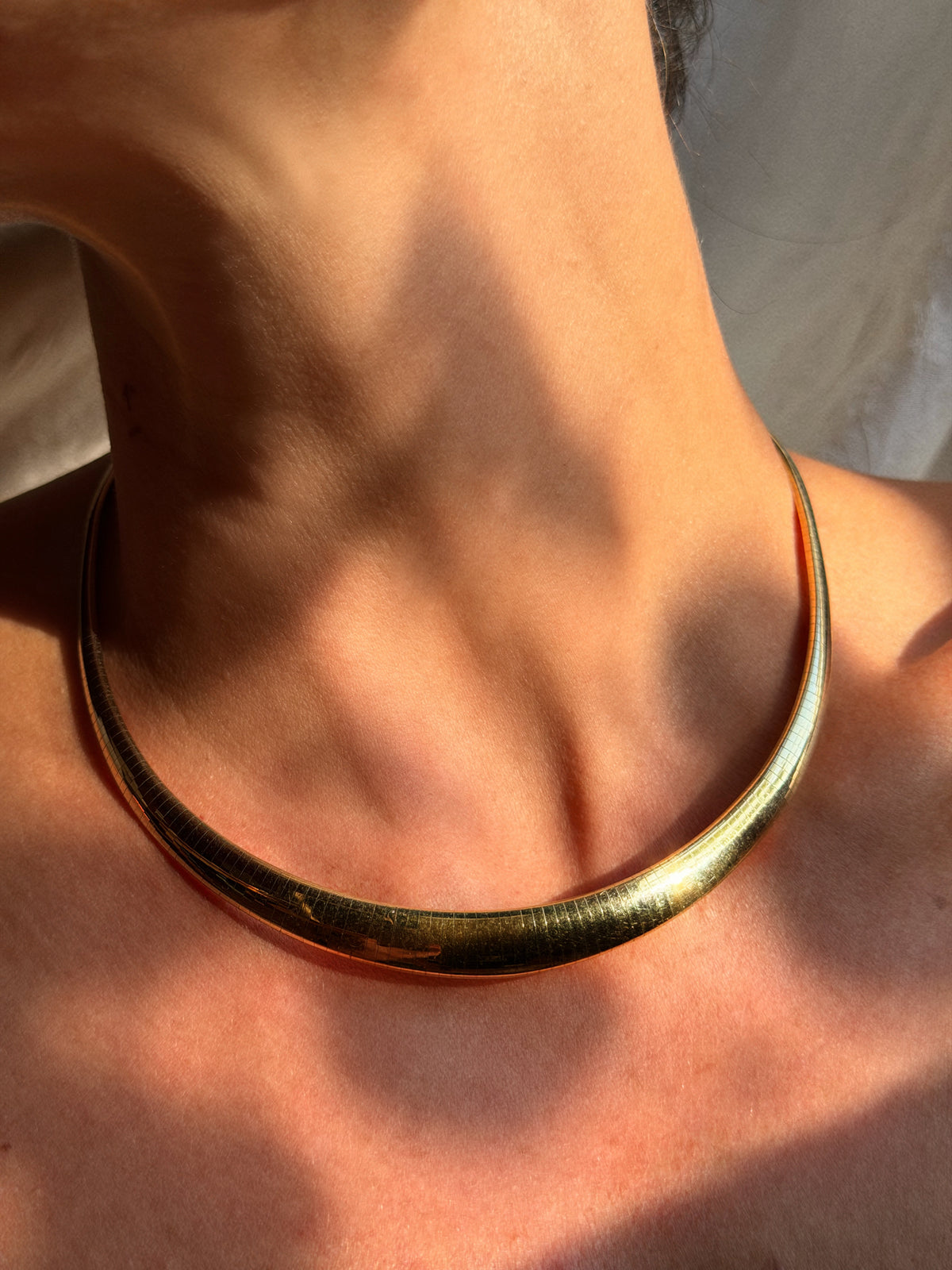 MEET ME WHERE THE RIVER RUNS WIDE AND WILD AND FREE // VINTAGE GOLD GRADUATED OMEGA COLLAR