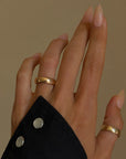 YOU ALWAYS KNOW JUST WHERE THE SUN SPOT IS // VINTAGE WARM GOLD BAND