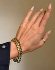 I AM VERDANT AND ABUNDANT AND CLEAR // VINTAGE EMERALD TENNIS BRACELET