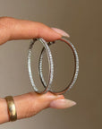 BABY SPIN ME ROUND AND ROUND AND INSIDE OUT // DIAMOND HOOPS