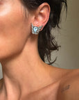AND THEN IT DAWNED ON ME; I HAVE EVERYTHING I NEED TO BE SET FREE // VINTAGE AQUAMARINE AND DIAMOND CLIPS/EARRINGS