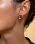 ON A HORSE WITH NO NAME WITH EVERYWHERE TO GO // VINTAGE HUNTING HORSE ESSEX CRYSTAL EARRINGS